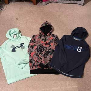 3 Under Armour men’s size medium sweatshirts